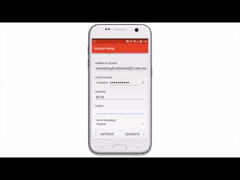 Configura Correo Negocio en tu dispositivo móvil Android