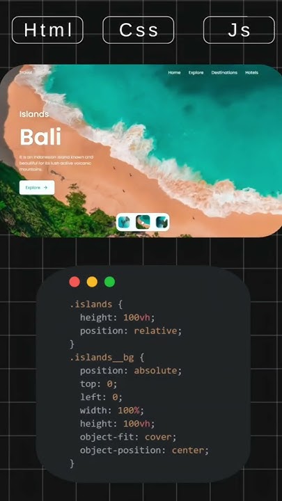 🚀 Create a Beautiful Landing Page Using HTML, CSS & JavaScript 🎨 - YouTube