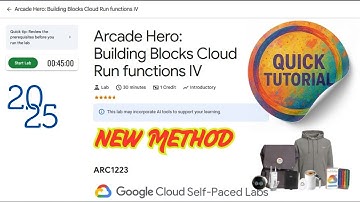 Arcade Hero: Building Blocks Cloud Run functions IV || ARC1223 || Detailed Guide #qwiklabs #arcade