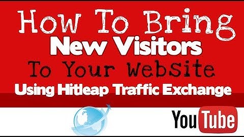 1st How To Bring New Visitors To Your Website Using Hitleap Traffic Exchange