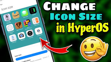 HyperOS : How To Change Icon Size⚡⚡ | Icon Size Option Missing in HyperOS