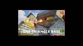 ONE Triangle Base - Rust Solo Starter - LOADED  - Tier 2 or Locker, Furnaces, Invisible Bag #short
