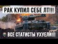 РАК ИГРАЕТ ЛУЧШЕ СТАТИСТОВ!!! ОН КУПИЛ НОВЫЙ ЛТ И ПОКАЗАЛ ИГРУ НА УРОВНЕ КИБЕРСПОРТА WOT!