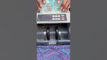 Godrej Currency Counting Machine with Fake Note Detector #Shorts #ytshorts #youtubeshorts #reels