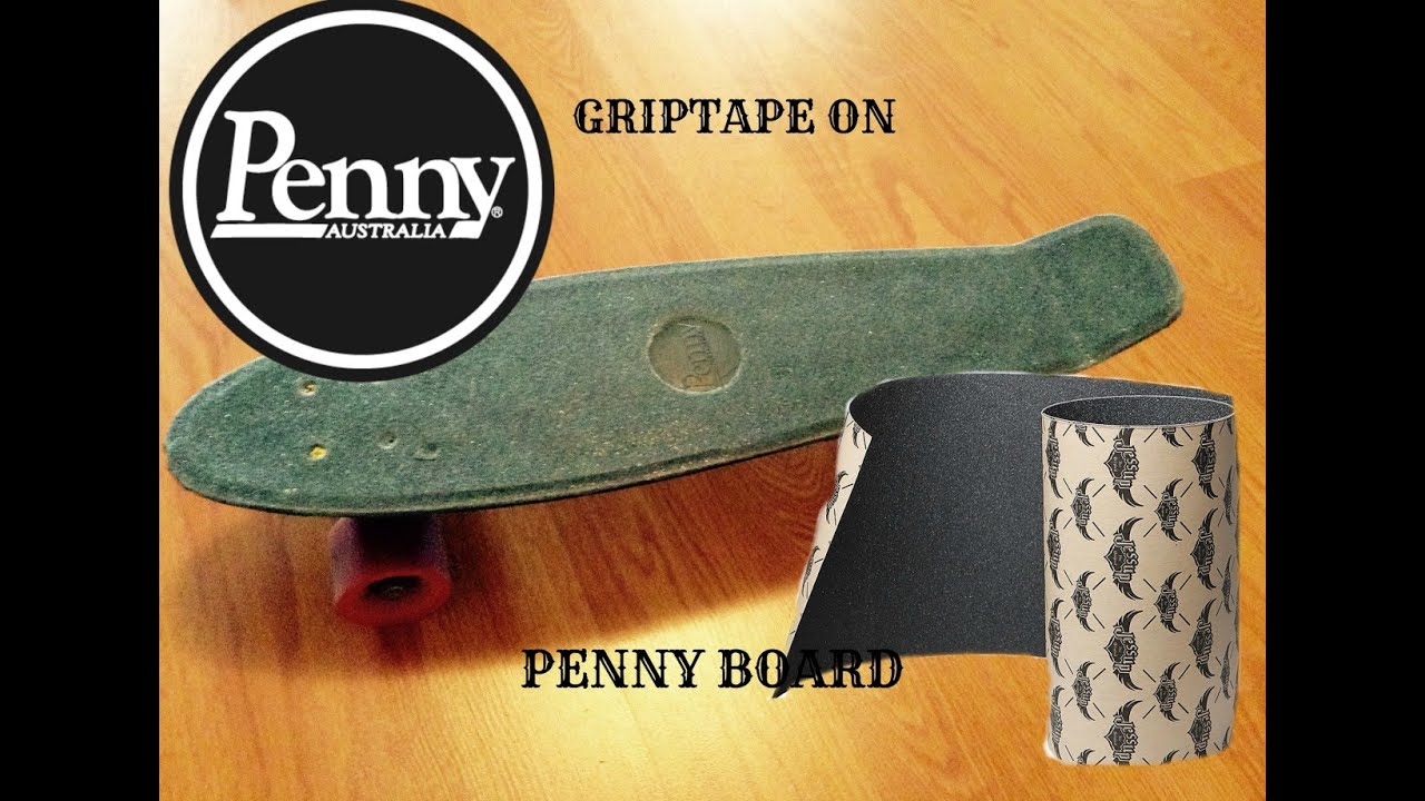 How To Put Griptape on a Penny Board YouTube