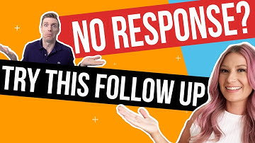 The follow up email template that ACTUALLY gets a response