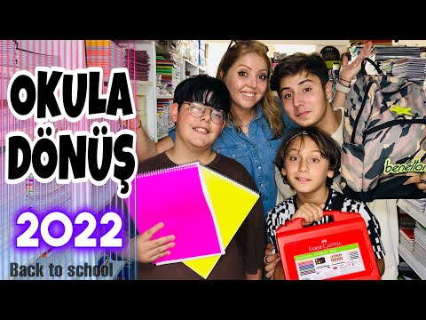 OKULA DÖNÜŞ | OKUL ALIŞVERİŞİ | KIRTASİYE ALIŞVERİŞİ 2022 | Back To School