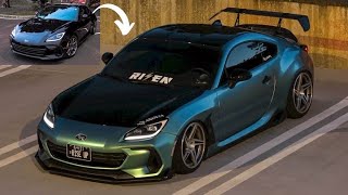 Building a 2022 BRZ \/ GR86 In 10 Minutes *CRAZY TRANSFORMATION*