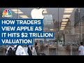 Here's how the traders view Apple as it hits $2 trillion market cap