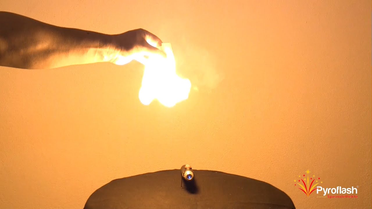 Zauberpapier Pyropapier Mittlere Brenndauer 5Blätte 17x20cm Pyro Flash Magic 