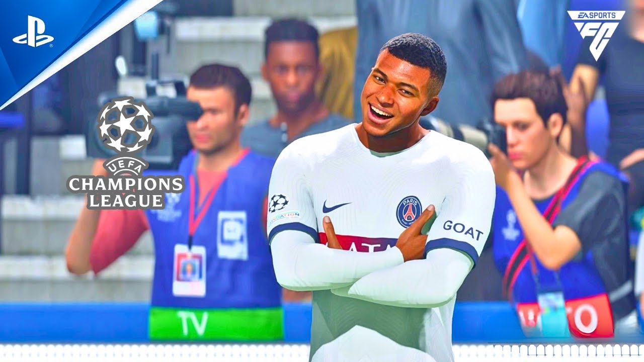 EA FC 24 PSG vs Barcelona Quarterfinal UEFA Champions League Extra