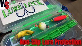 Lure Lock Lockers Set of 5 Tackle Boxes with Proprietary Gel Technology to Keep Lures in Place Large