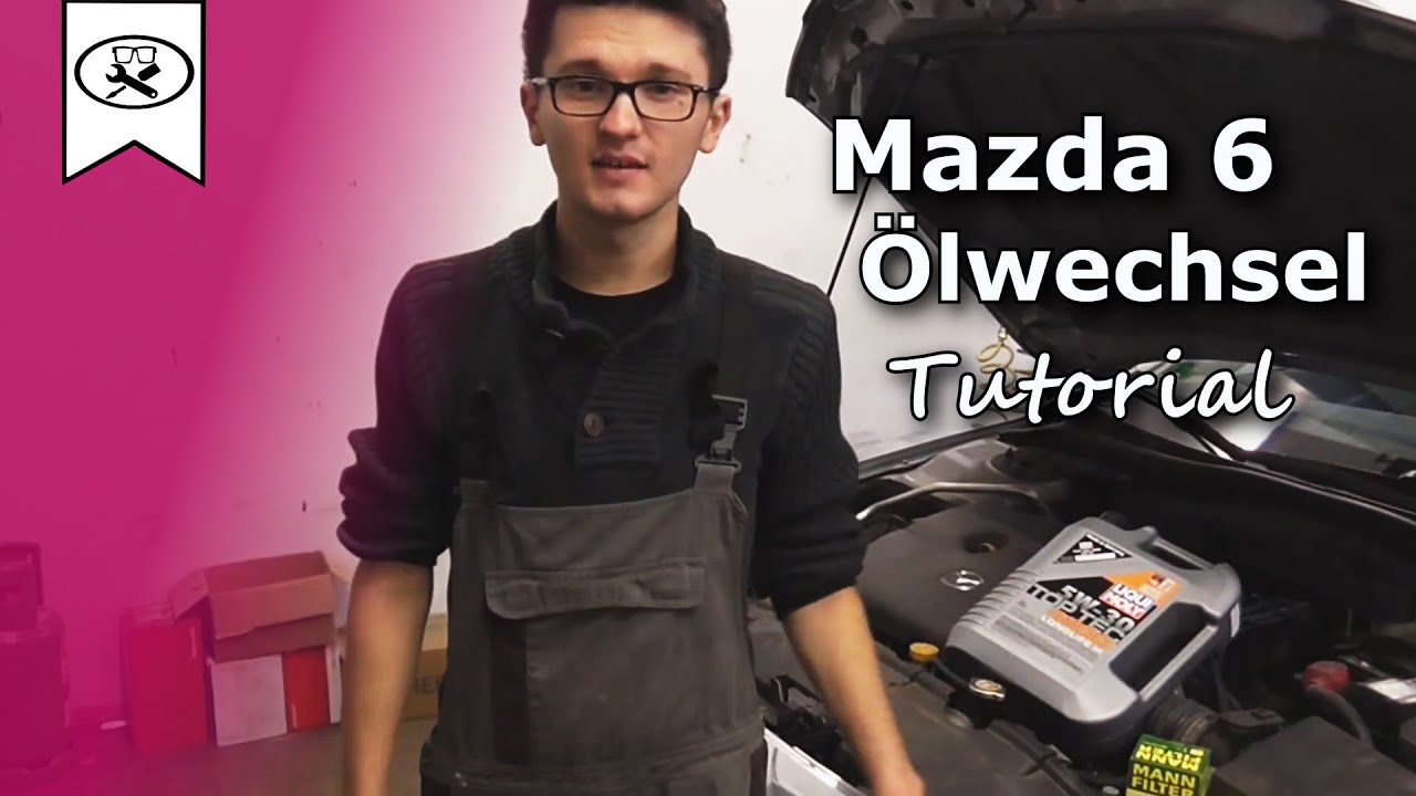 Mazda 6 2 3 Ol Wechsel Mazda 6 Oil Change Vitjawolf Tutorial Hd Youtube