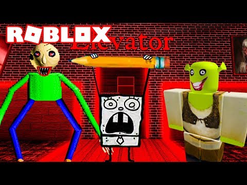 Roblox New Scary Elevator 2019 Baldi And Shrek Madness Youtube - roblox the scary elevator 2018 code youtube