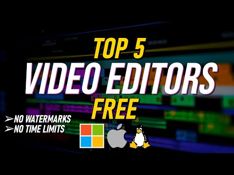 Top 5 Best FREE VIDEO EDITING Software (2024) [NO WATERMARKS/NO TIME LIMITS]