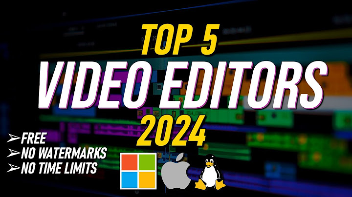 Top 10 free video editing software for youtube năm 2024