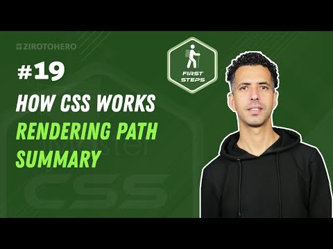 Master CSS in Darija Arabic #19 How CSS Works - Rendering path summary