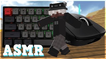 *THOCKY* Bedwars ASMR Keyboard And Mouse Sounds | Hypixel Bedwars (60 FPS)