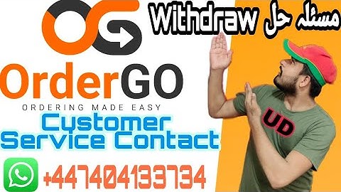 OrderGo app Contact Number How to Customer serive contact How to change wallet adrees in orderGo