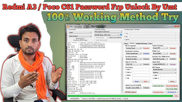 Redmi A3 New / Poco C61 Password Frp Unlock By Umt 2025 New Security Phine 100% Work