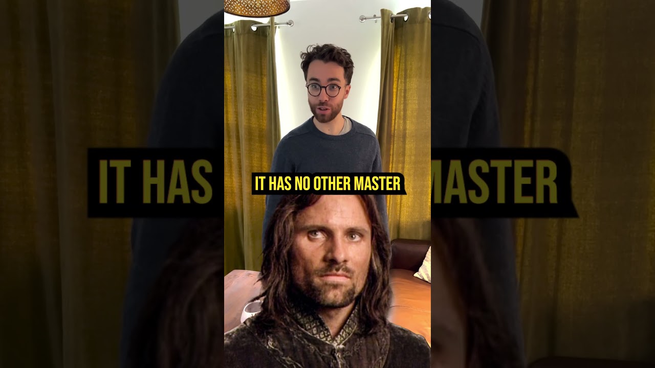 When you’ve watched Lord of the Rings too many times