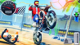 Bike Stunts Tracks Racing 3D - Motor Bike Impossible Motocross Driving - Android GamePlay screenshot 5