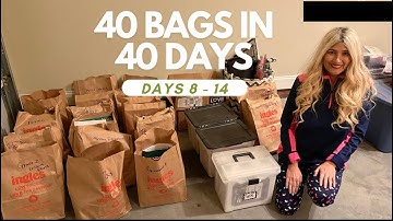 40 Bags in 40 Days | Decluttering Challenge | A Week of Reflections And Decluttering