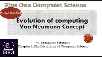 EVOLUTION OF COMPUTING| VON NEUMANN ARCHITECTURE|+1 Computer Science :CHAPTER 1 | PART 3
