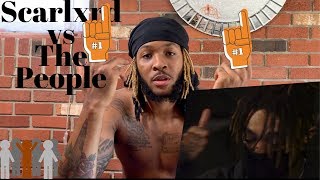 SCARLXRD VS THE PEOPLE REACTION | MoLegends