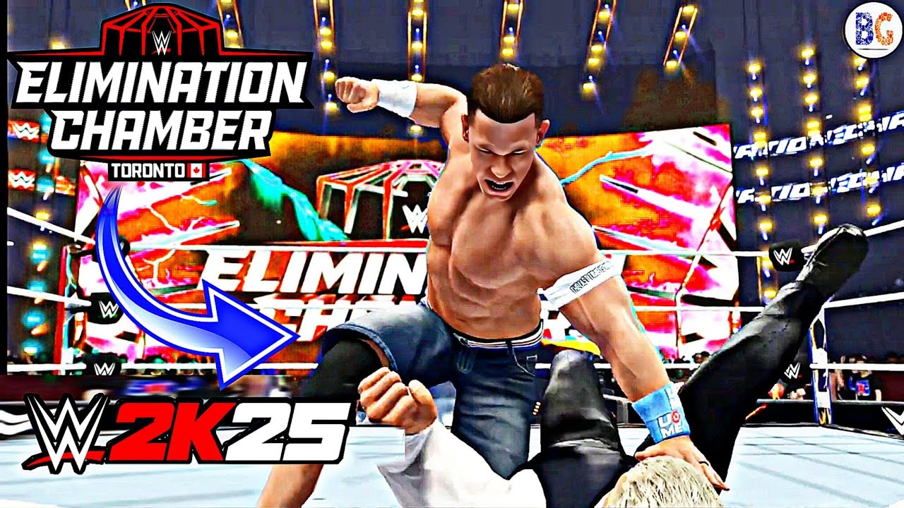 WWE 2K25 PSP - ELIMINATION CHAMBER 2025 PATCH UPDATE FOR GENESIS V-2.5 ISO || BORN FOR GAMERS !!!