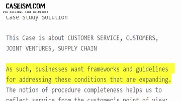 Process Completeness: Strategies for Aligning Service Systems with Customers Case Study Help