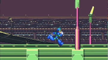 Megaman X   sprite animation test 60 FPS