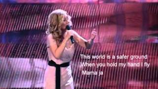 Lara Fabian.  Mama.  with lyrics. chords