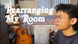 Rearranging My Room (Vlog, kinda... Because you wanted me to) + Room Tour