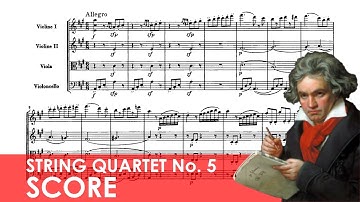 BEETHOVEN String Quartet No. 5 in A major (Op. 18, No. 5) Score