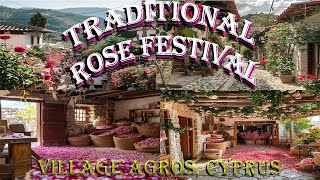 OLDEST ROSE FACTORY, Traditional ROSE FESTIVAL in Agros, Cyprus #cyprus #agros #rosefestival