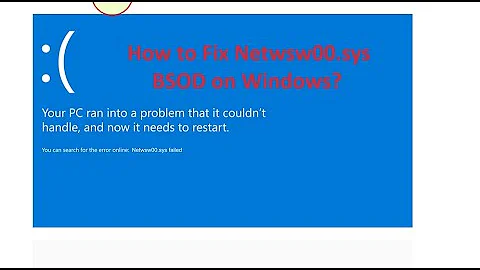 How to Fix Netwsw00.sys BSOD on Windows?