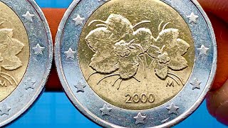 2 euro 2000 Finland coins Unc 8.590.000