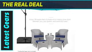 Best Choice Products 10ft Offset Umbrella: Is This Sky Blue Shade Worth the Hype?