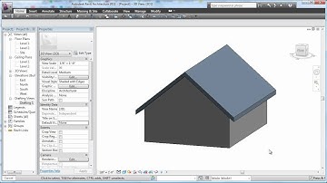 REVIT Roof  Basics  01 Gable (Spanish) - CADclips