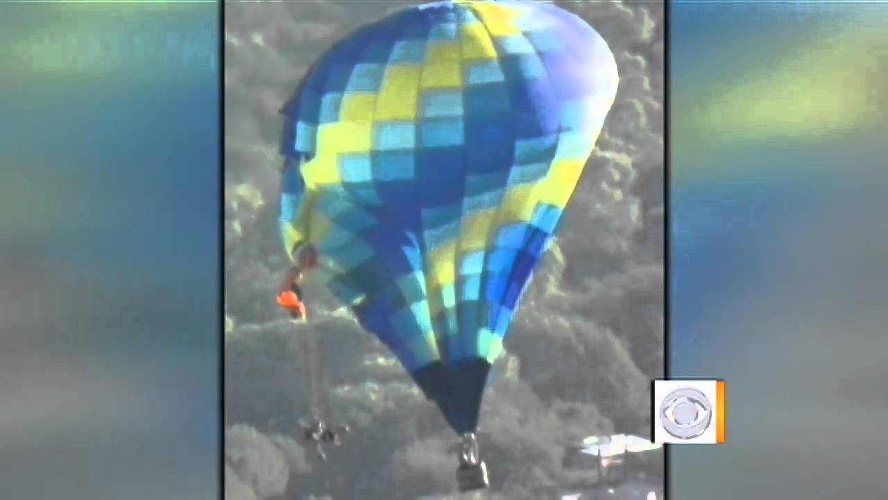 Paraglider Collides with Hot Air Balloon - YouTube