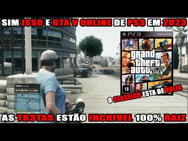 GTA ONLINE ESTÁ DE VOLTA NO PS3 EM 2023! 