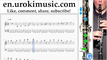 How to Play Clarinet Major Lazer & DJ Snake - Lean On Tabs Part#1 exercises, scales um-i352