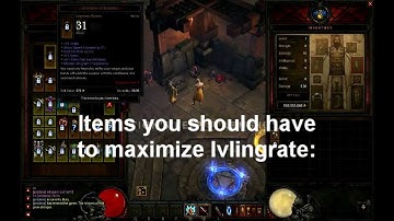 Diablo 3 Speedlvling 1-60 in less than 2 hours (1h:33min) patch 1.07