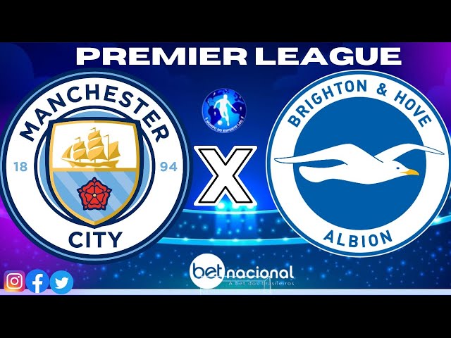 Qual canal vai passar o jogo MANCHESTER CITY X BRIGHTON Hoje (21