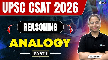 CSAT Reasoning IAS Prelims | Analogy For UPSC CSAT | CSAT Reasoning Syllabus Questions PDF EduTap