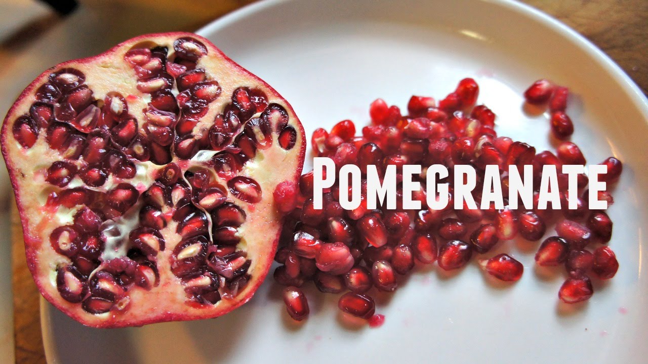 Tasting Pomegranate & How to Open One: 2 Easy Ways | emmymade