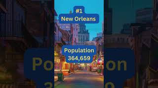 Do you the Top 3 Biggest Cities in Louisiana? #shorts #usa #city