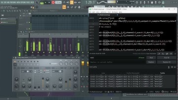 Insert9 = MIDI nudge!!! (FL Studio + FoxDot MIDI TEST)