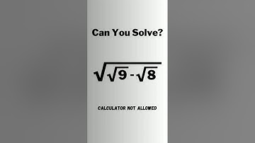 A Nice Squarer Root Simplification Maths Problem. #shorts #maths #radical #squareroot #olympiad #yt